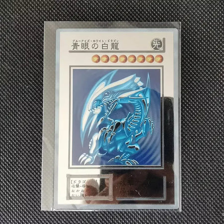 Yugioh cartões de metal dourado yu-gi-oh liga coleção cartão olhos azuis escuro magial obelisco slifer ra crianças presente de aniversário de natal