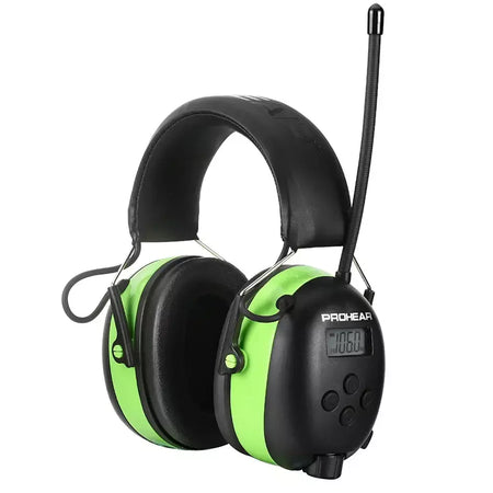 Proteção auditiva fones de ouvido bluetooth protetores de ouvido eletrônicos rádio am/fm 5.0 para corte segurança protetores de ouvido 2000mah bateria de lítio