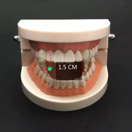 1 par de dentes de vampiro, presas, adereços para dentaduras, fantasia de halloween, dentes falsos, cola sólida, adesivo para dentadura, decoração de festa de halloween