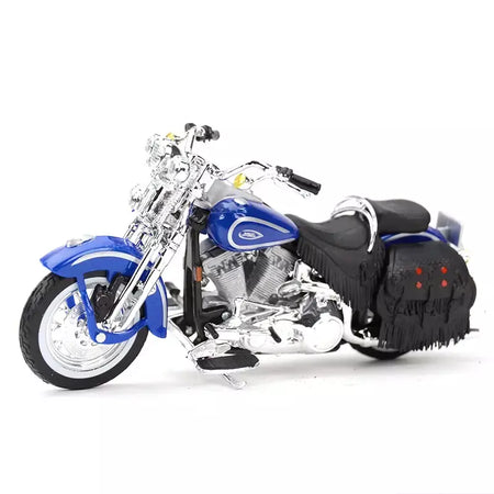 Maisto 1:18 Harley-Davidson 1999 FLSTS Heritage Softall Springer Vermelho Die Cast Veículos Colecionáveis Hobbies Modelo de Motocicleta Brinquedos