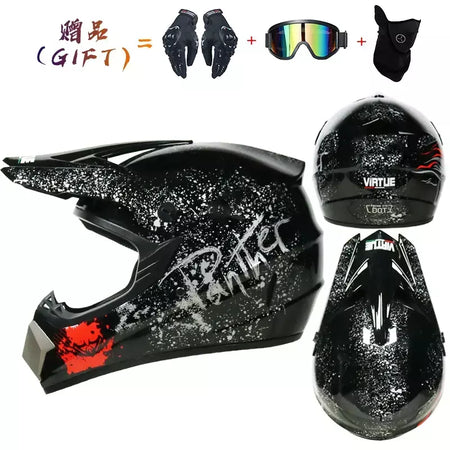 Capacete de segurança para motocross, casco para motocross, bicicleta, downhill, atv, cross, criança, motocicleta, dot abs, 1kg, unissex