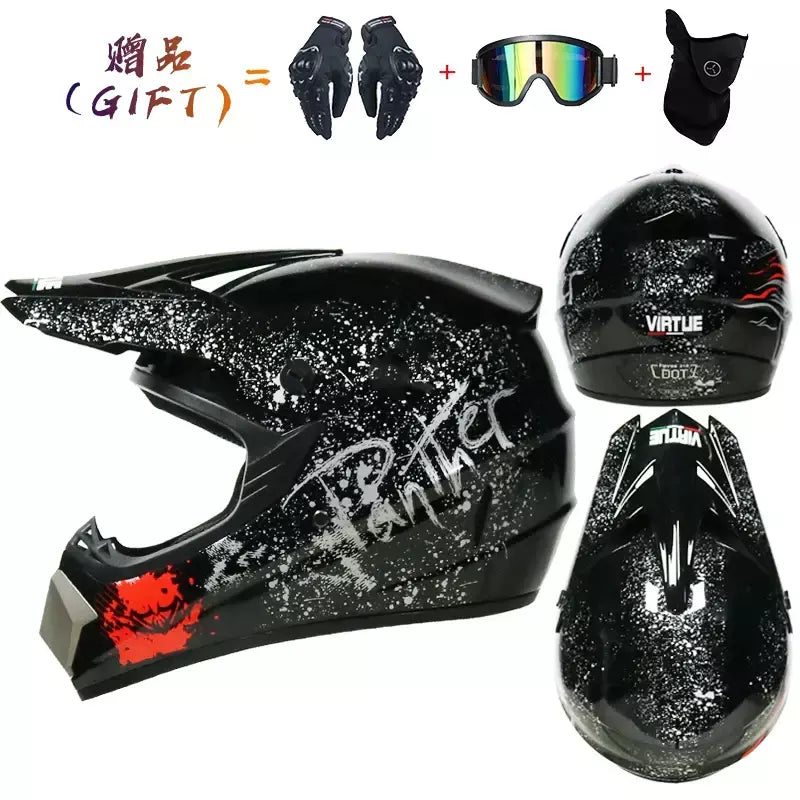 Capacete de segurança para motocross, casco para motocross, bicicleta, downhill, atv, cross, criança, motocicleta, dot abs, 1kg, unissex