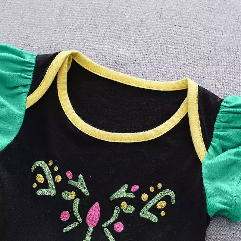 Baby Romper TUTU Vestido Com Headband Infantil Baby Princess Girl Roupas Tamanho 3-18M Cute Design Baby Dress Party Trajes