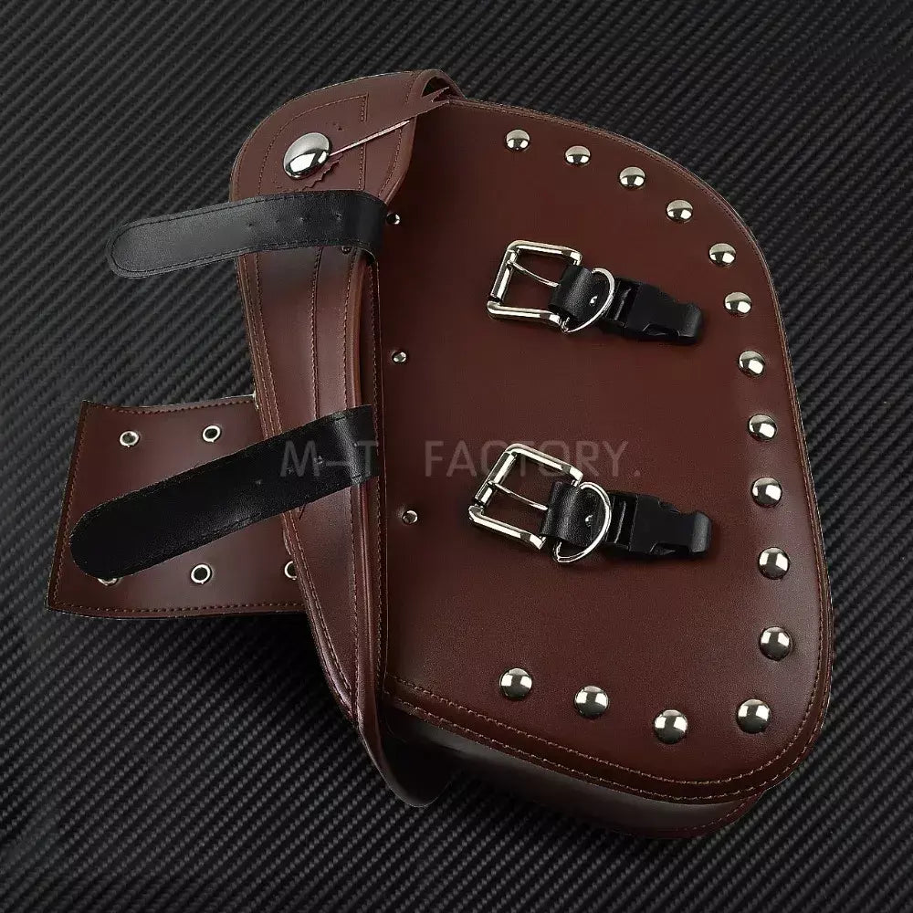Motocicleta bagagem alforje ferramenta cauda lado saco de couro à prova dwaterproof água para harley touring dyna sportster softail glide estrada menino gordo