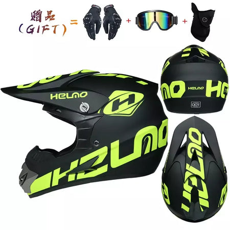 Capacete de segurança para motocross, casco para motocross, bicicleta, downhill, atv, cross, criança, motocicleta, dot abs, 1kg, unissex