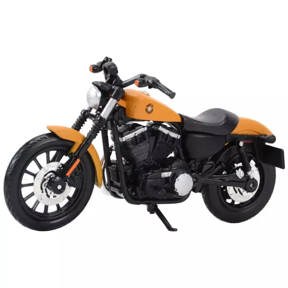 Maisto 1:18 Harley Davidson 2022 Sportster Iron 883 Veículos fundidos colecionáveis Hobbies Modelo de motocicleta Brinquedos