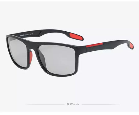Óculos de sol ultra leves Kdeam retangulares para homens e mulheres, TAC polarizado, lente espessura, óculos de sol para condução, esportes, Cat.3, TR90, 1.1mm