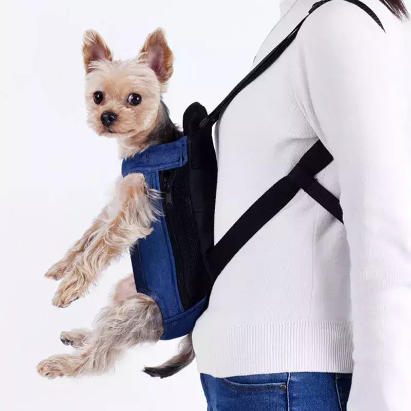 Portátil respirável cão de estimação mochila viagem ao ar livre filhote de cachorro transportadora saco para cães pequenos chihuahua yorkshire gato mochila para perro