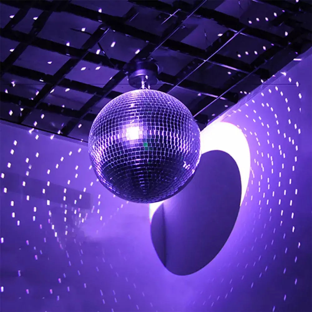 Bola de espelho de discoteca para festa, bola brilhante, luz de palco, bola de vidro rotativa, retrô, reflexiva, ktv, dj, luzes, decoração de natal para casa 2024