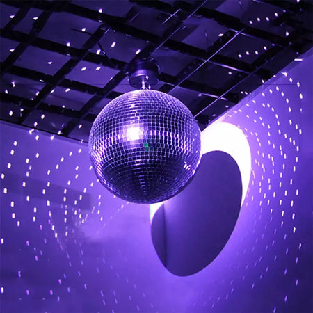 Bola de espelho de discoteca para festa, bola brilhante, luz de palco, bola de vidro rotativa, retrô, reflexiva, ktv, dj, luzes, decoração de natal para casa 2024