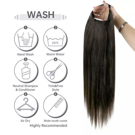 Brilho completo u parte peruca de cabelo humano máquina de cor sólida remy cabelo humano meia peruca clipe em uma peça invisível u forma perucas em linha reta