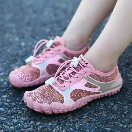 Crianças tênis de secagem rápida meninos meninas luz respirável praia aqua sapatos do miúdo elástico antiderrapante sapatos esportivos aquáticos