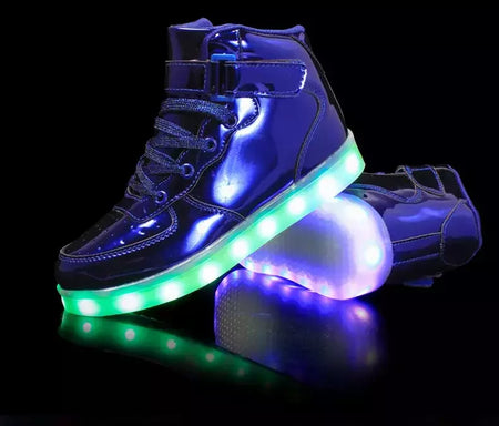 Tamanho 25-46 led sapatos com luzes brilhantes led chinelos para crianças & adulto feminino tenis para crianças meninos meninas sapatilhas luminosas
