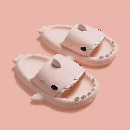 Crianças chinelos dos desenhos animados sandálias de tubarão verão meninos meninas bebê crianças sapatos sola macia antiderrapante