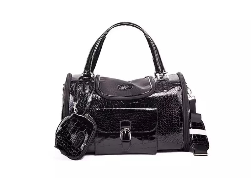 Portátil ao ar livre pet gato cão portador saco com bolsa de couro viagem pequeno cão chihuahua teddy saco de transporte bolsa