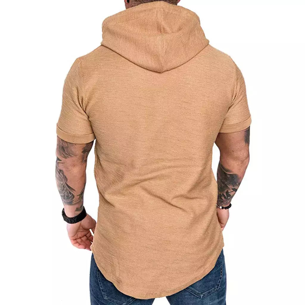 MRMT-moletons de manga curta para homens, moletom masculino com capuz casual, moletons monocromáticos, novidade nova, 2022, 2024