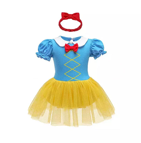 Baby Romper TUTU Vestido Com Headband Infantil Baby Princess Girl Roupas Tamanho 3-18M Cute Design Baby Dress Party Trajes