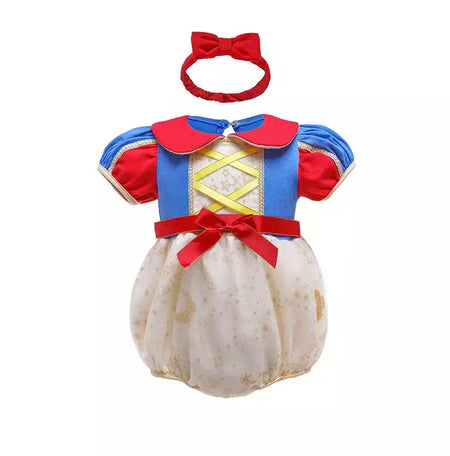 Baby Romper TUTU Vestido Com Headband Infantil Baby Princess Girl Roupas Tamanho 3-18M Cute Design Baby Dress Party Trajes
