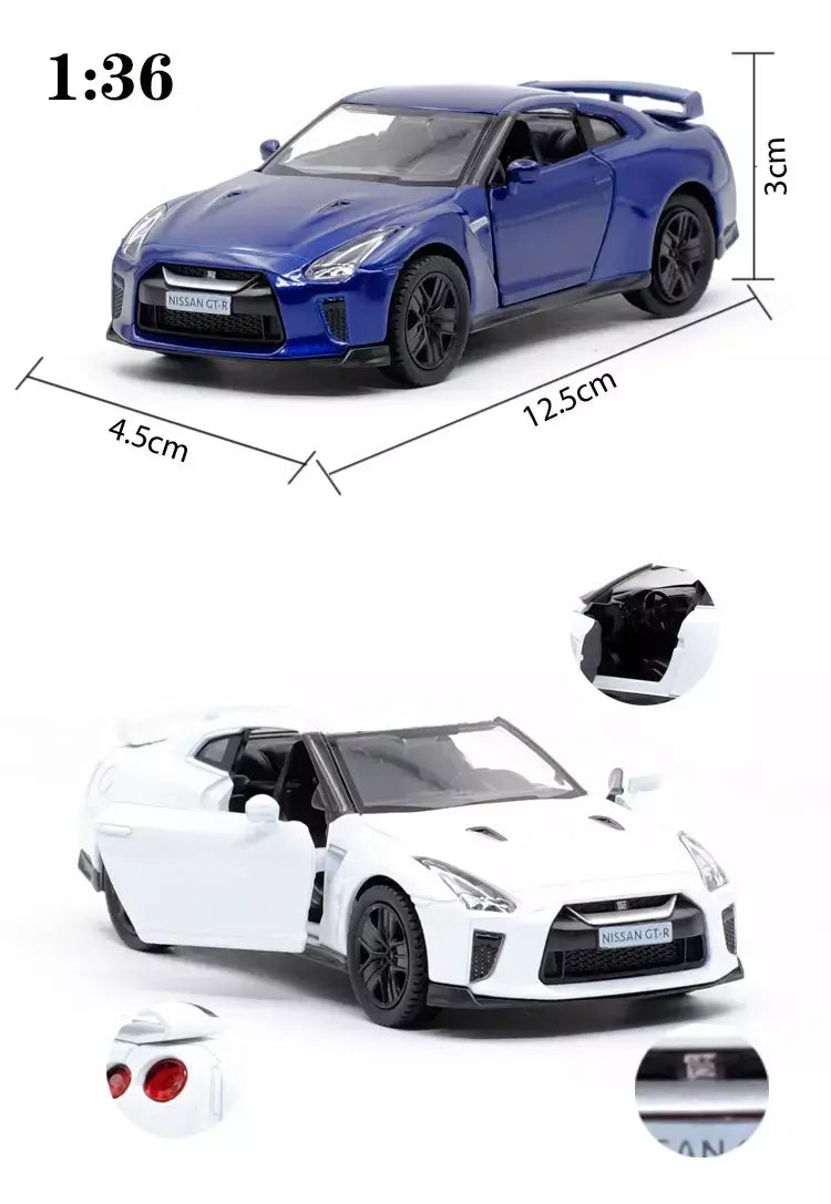 1:32 nissan gtr GT-R r35 r34 supercar liga modelo de carro diecasts & veículos de brinquedo carros de brinquedo brinquedos do miúdo para crianças presentes menino brinquedo