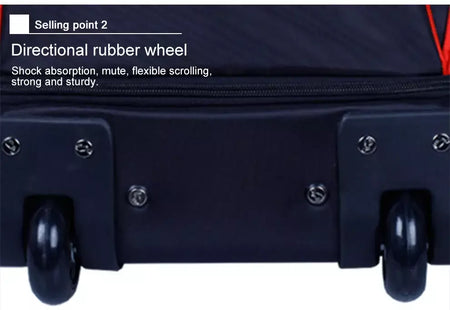 OIWAS-mochila masculina com carrinho, mala de rolamento dobrável, repelente de água, bagagem de mão com rodas, bolsa de mão, pacote de expansão de 56 litros