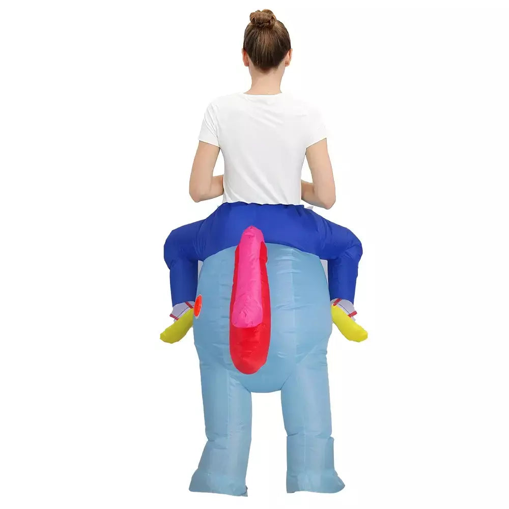 Vestuário colorido unicórnio animal trajes infláveis terno anime purim halloween carnaval festa cosplay traje para crianças adultas