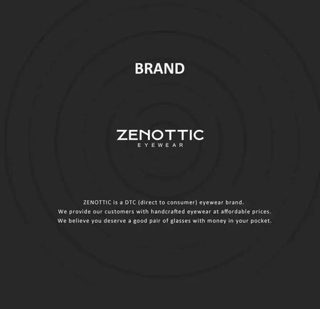 ZENOTTIC 2024 Liga dos homens Titanium Ótico Eyeglass Frame Moda Homens Quadrados Óculos Ultra Light Metal Clássico Sobre o balcão Óculos BT2108