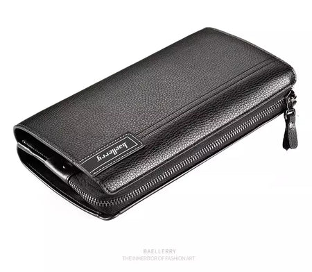 Baellery homens bolsa de embreagem grande capacidade carteiras de bolso do telefone celular passcard bolso de alta qualidade multifuncional carteira para homem