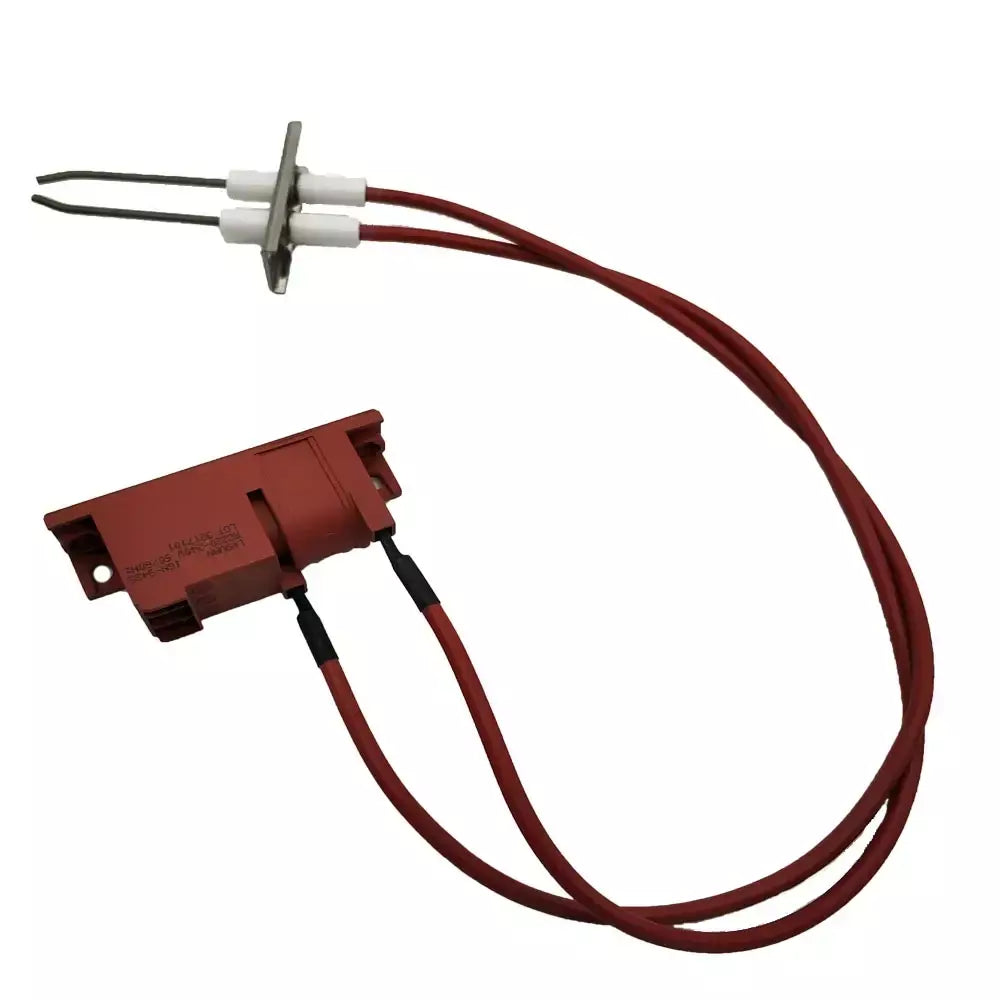 Gás propano secador 220v duplo ignição componente europeu pulso ignição kit faísca eletrodo cerâmica ignitor peças 240mm fio
