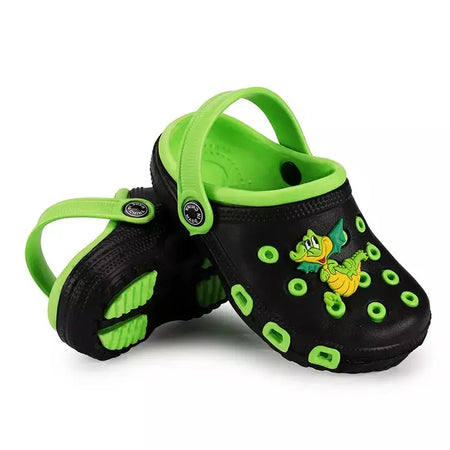 EUR24-35 crianças mules tamancos crianças verão jardim bonito desenhos animados sapatos menina menino sapatos de praia doce cor buraco sapatos de bebê sandálias