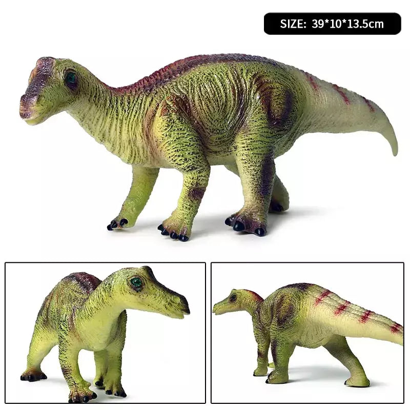 Oenux novo jurássico macio pvc dinossauro modelo figuras de ação brinquedo maiasaura dinossauro mundo parque filhote animal brinquedo educativo presente do miúdo