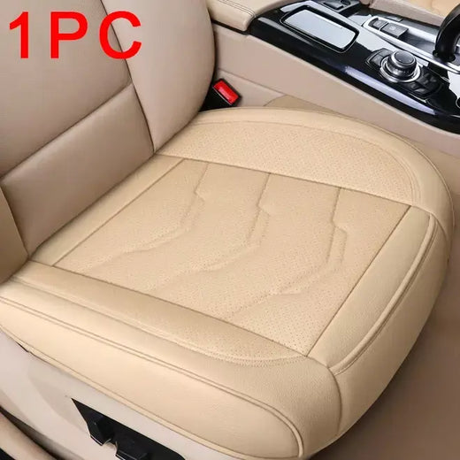 Seametal capa de assento de carro de luxo couro do plutônio capas de almofada de assento universal auto interior assentos proteção almofada esteira quatro estações
