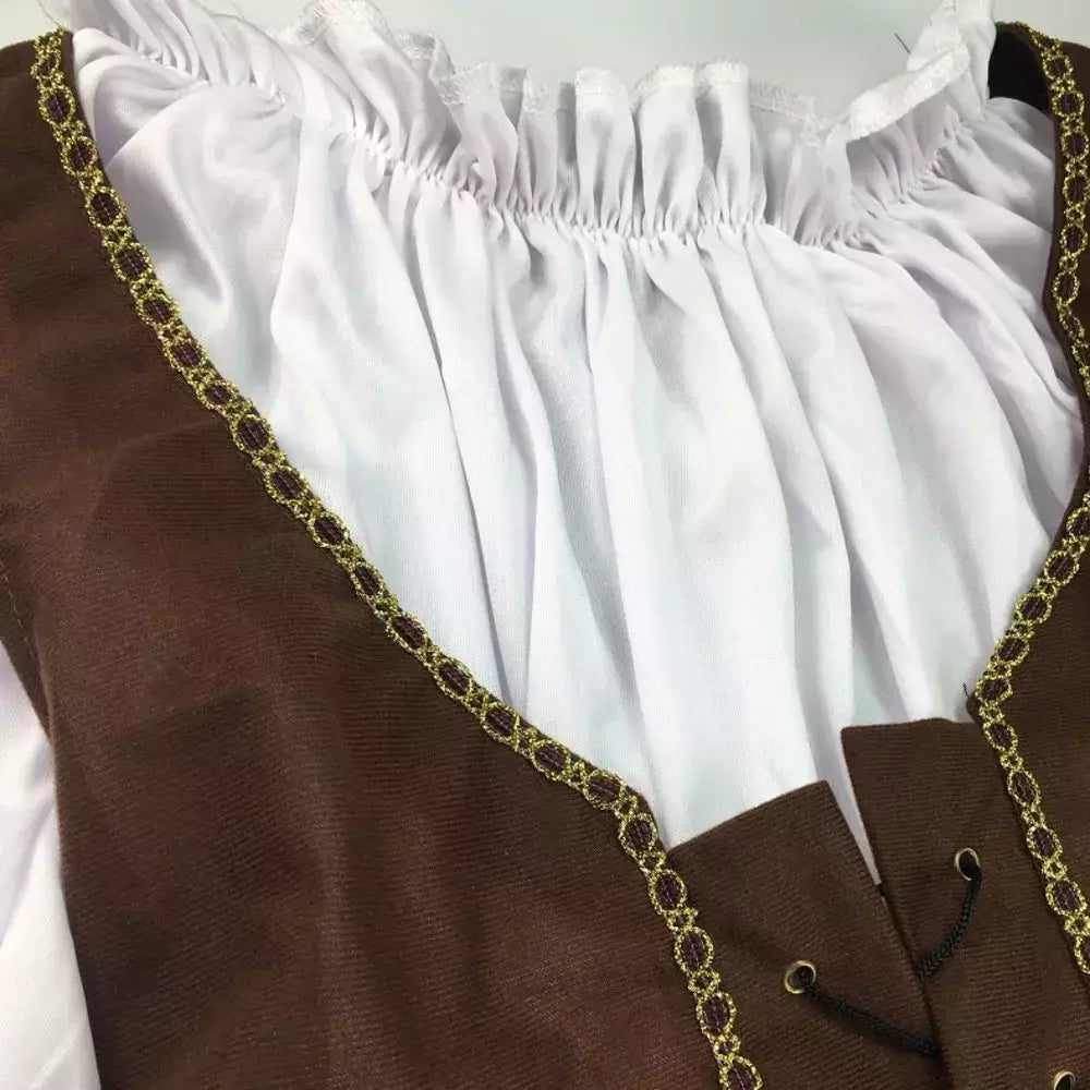 Trajes de pirata para mulheres homens adultos halloween masculino capitão jack sparrow traje piratas do caribe cosplay conjunto de roupas