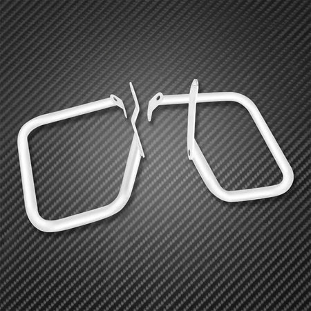 Protetor cromado para alforje traseiro de motocicleta, barra de colisão para harley softail Heritage Classic Springer FLST FXSTB padrão FXSTS