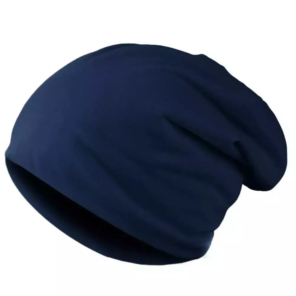 Chapéu de gorros slouchy baggy monocromático masculino, masculino, outono, primavera, hip hop, algodão macio, skullcaps, ao ar livre, à prova de vento, gorro, novo