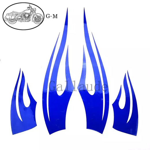 Decalques De Chama Carenagem Vinis Adesivos Para Harley Touring Street Glide Electra Glide Modelos Ultra Classic Trike