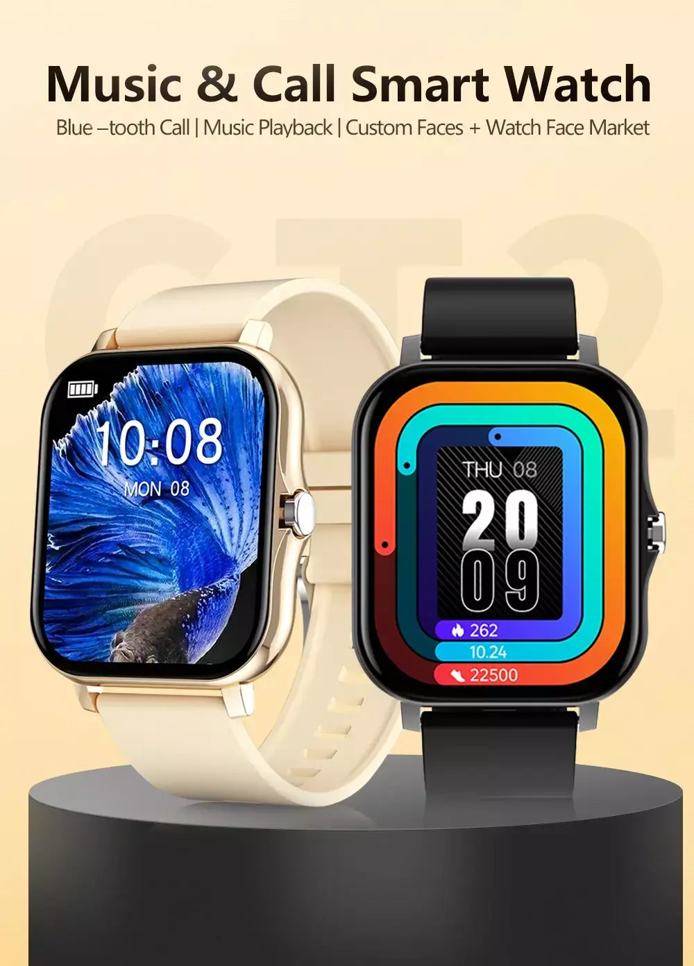 Xiaomi mijia 2025 novo relógio inteligente bluetooth chamada música freqüência cardíaca monitor de pressão arterial smartwatch para mulheres presentes do feriado