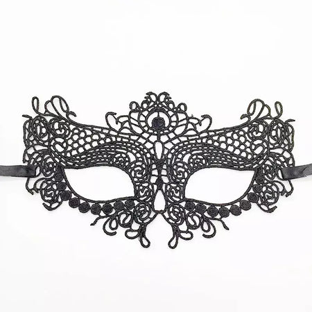 Máscara de renda sexy feminina, máscara para festa de halloween, bola mascarada, cosplay, trajes venezianos, carnaval, meia máscara facial