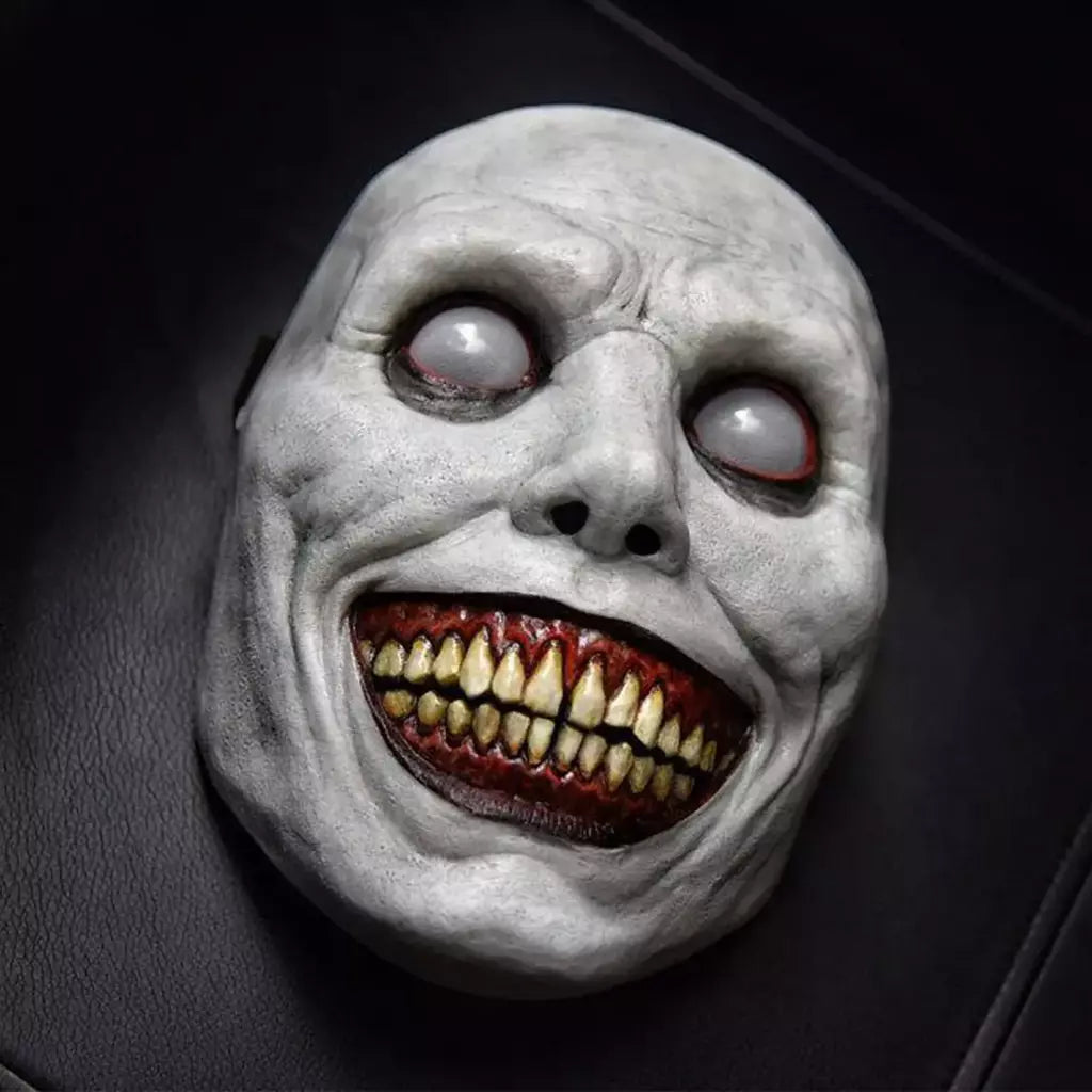 Assustador máscara de halloween demônios sorridentes máscaras faciais de terror o mal cosplay adereços festa masquerade máscara de halloween acessório de roupas