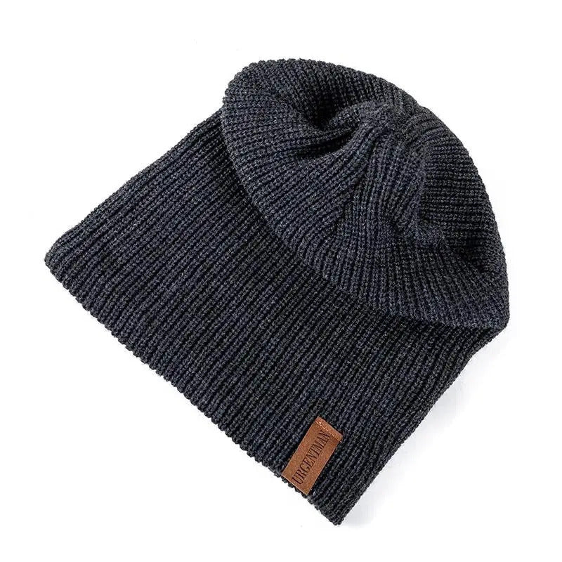 Chapéu clássico de inverno tricotado URGENTMAN Label Casual boné para mulheres homens manter quente adicionar forro de pele chapéu de inverno fashion sólido gorro chapéu 16 cores boné de esqui