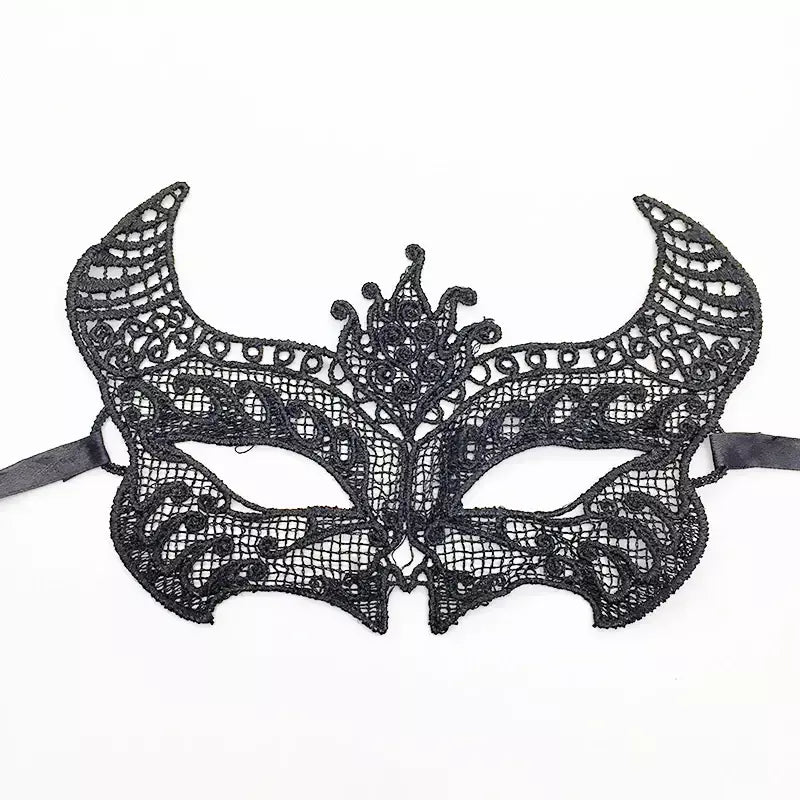 Máscara de renda sexy feminina, máscara para festa de halloween, bola mascarada, cosplay, trajes venezianos, carnaval, meia máscara facial