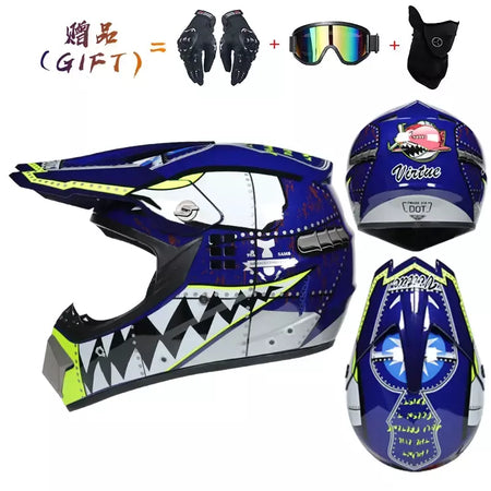 Capacete de segurança para motocross, casco para motocross, bicicleta, downhill, atv, cross, criança, motocicleta, dot abs, 1kg, unissex