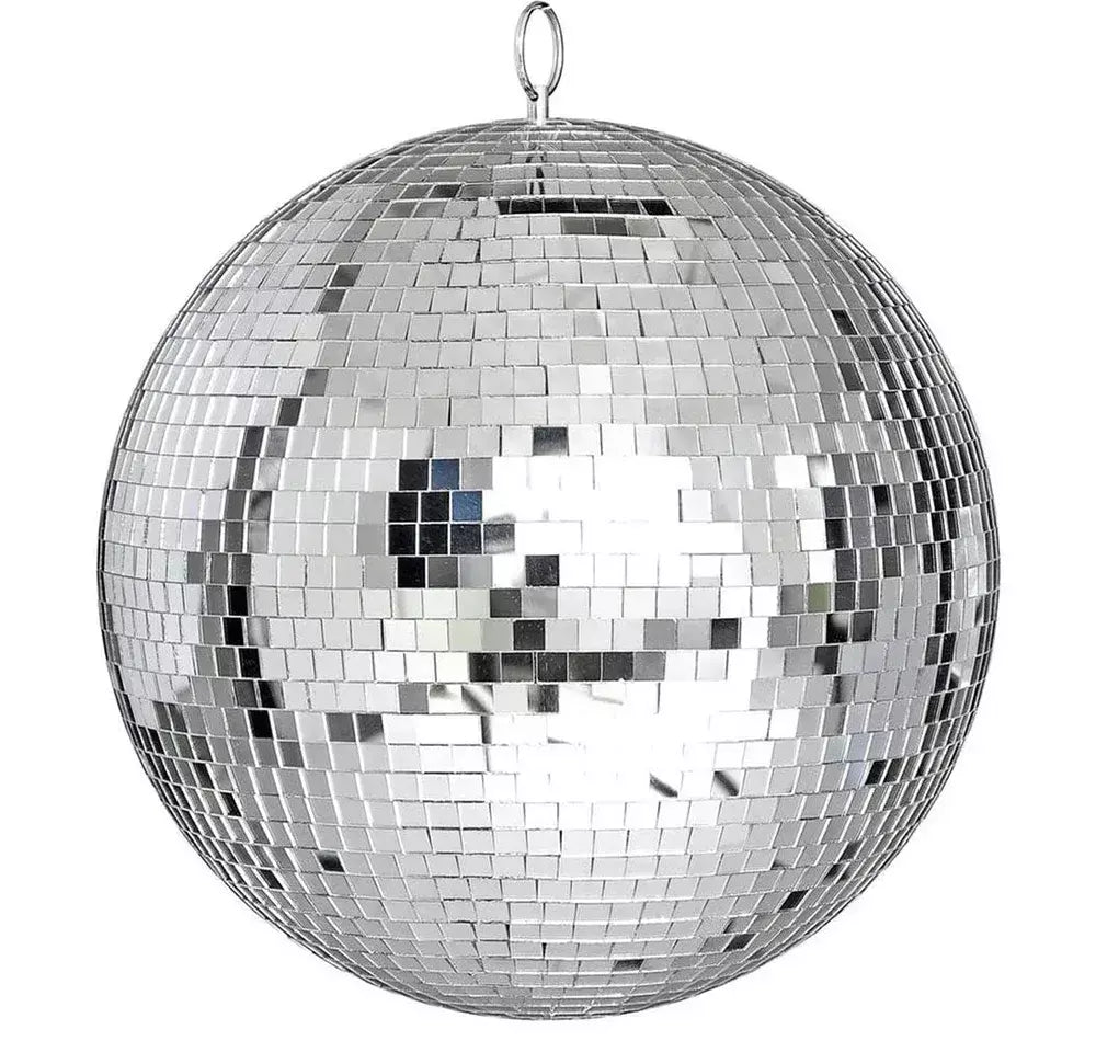 Bola de espelho de discoteca para festa, bola brilhante, luz de palco, bola de vidro rotativa, retrô, reflexiva, ktv, dj, luzes, decoração de natal para casa 2024