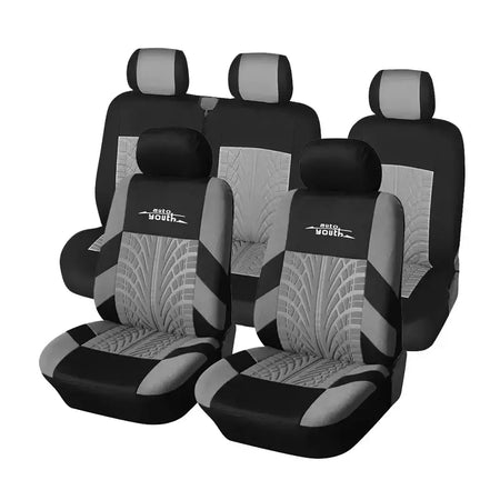 Capas universais para assentos, capas de alta qualidade para interior do carro, adequadas para duas fileiras de assentos (assentos dianteiros duplos e 2 + 1 assentos)
