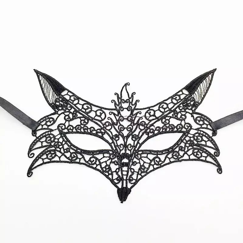 Máscara de renda sexy feminina, máscara para festa de halloween, bola mascarada, cosplay, trajes venezianos, carnaval, meia máscara facial