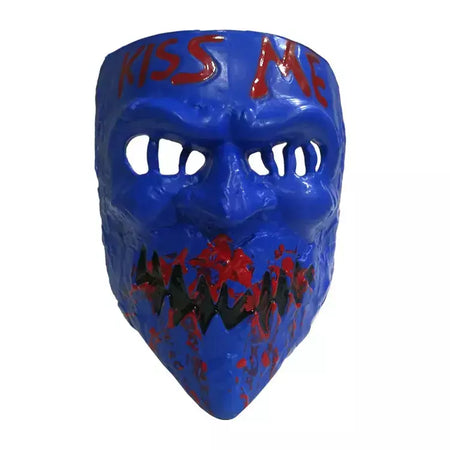 Máscara de Halloween da Purga Cruz, Assustador Cosplay Party Prop Coleção, Rosto Inteiro Resina, Máscara Assustadora do Filme de Horror, Novo, Quente