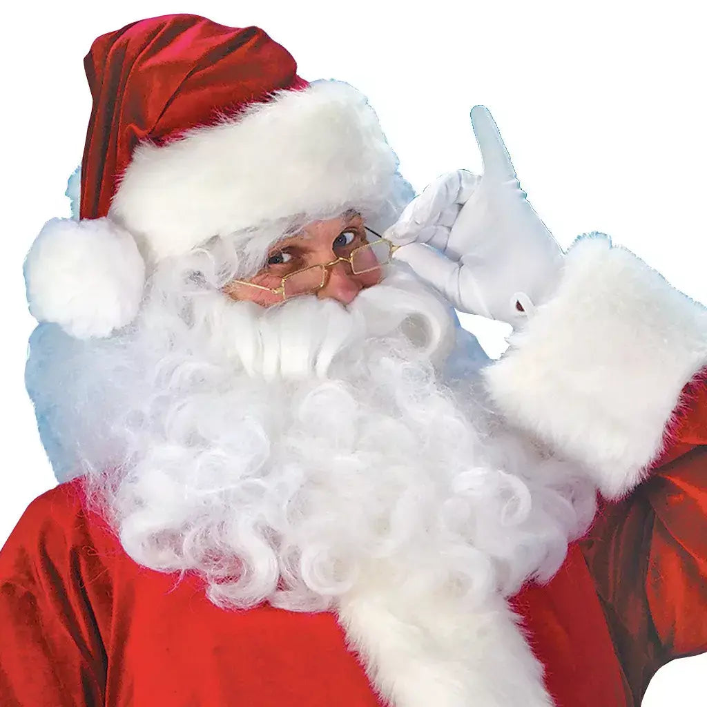 Natal papai noel traje barba lotes homem cosplay roupas de papai noel fantasia vestido no natal masculino traje terno para adultos