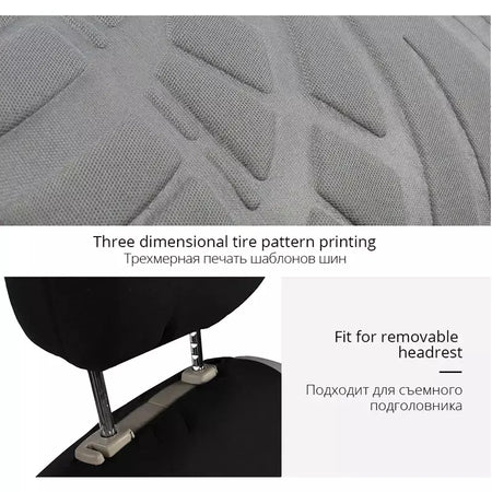 Capas universais para assentos, capas de alta qualidade para interior do carro, adequadas para duas fileiras de assentos (assentos dianteiros duplos e 2 + 1 assentos)