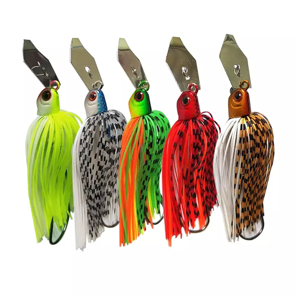 Mycena 9g/13g/16g/19g chatter isca giratória isca de pesca sem ervas daninhas buzzbait wobbler chatterbait para baixo pique walleye peixe