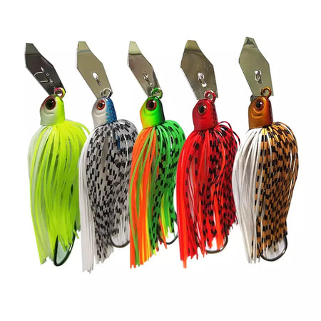 Mycena 9g/13g/16g/19g chatter isca giratória isca de pesca sem ervas daninhas buzzbait wobbler chatterbait para baixo pique walleye peixe