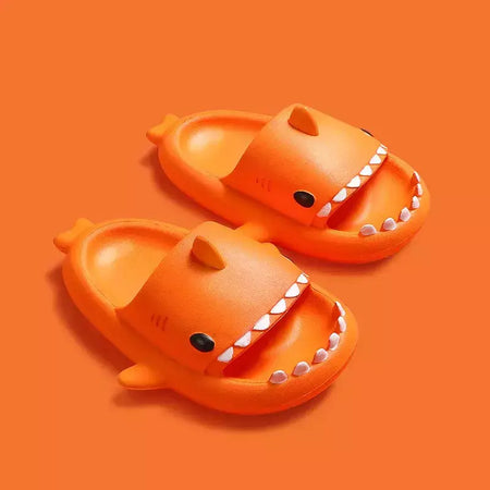 Crianças chinelos dos desenhos animados sandálias de tubarão verão meninos meninas bebê crianças sapatos sola macia antiderrapante
